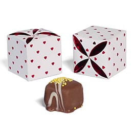 Candy & Favor Boxes - 2 Piece Truffle - Box and Wrap