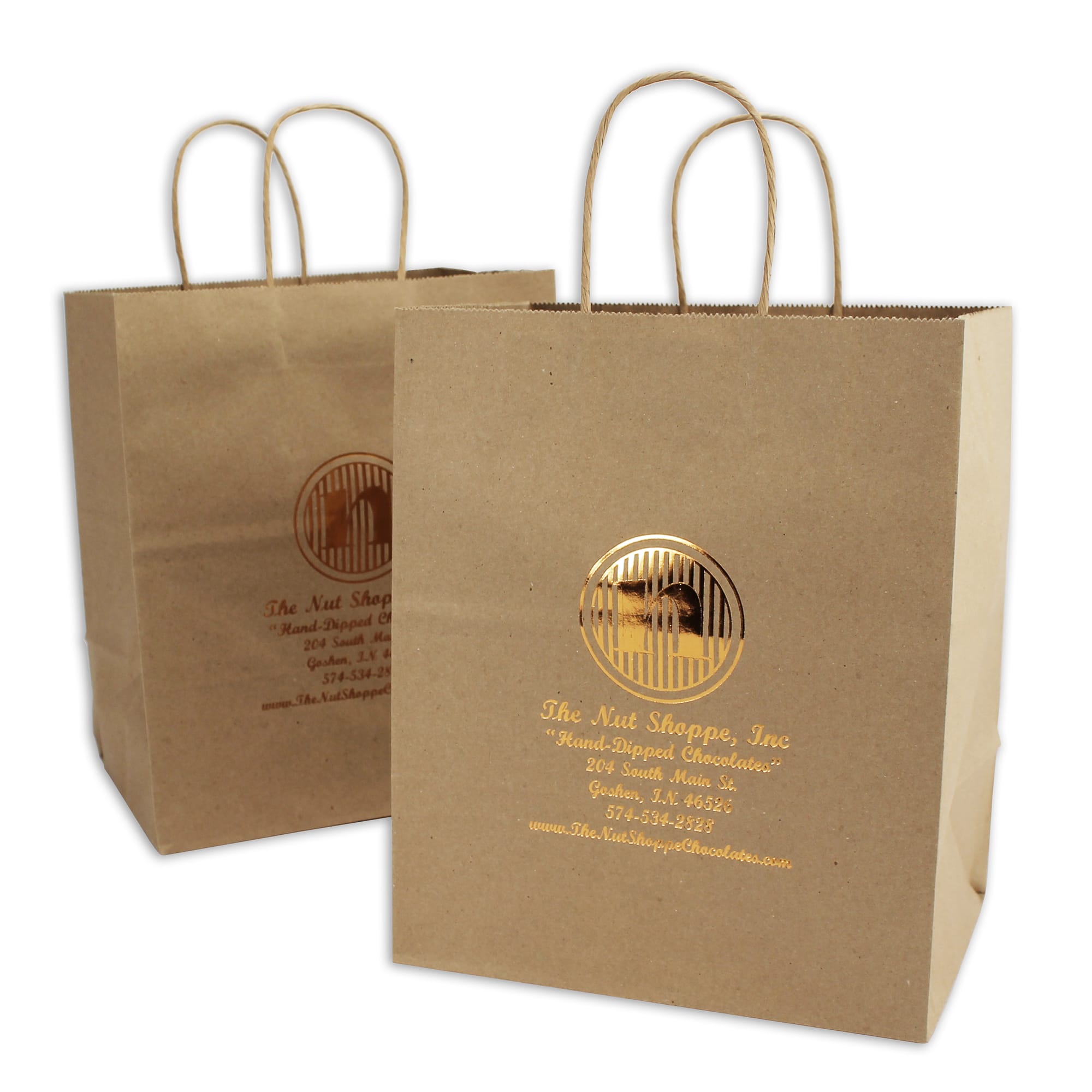 J-Cut Color Shopping Bag (Cub) - Hot Stamp