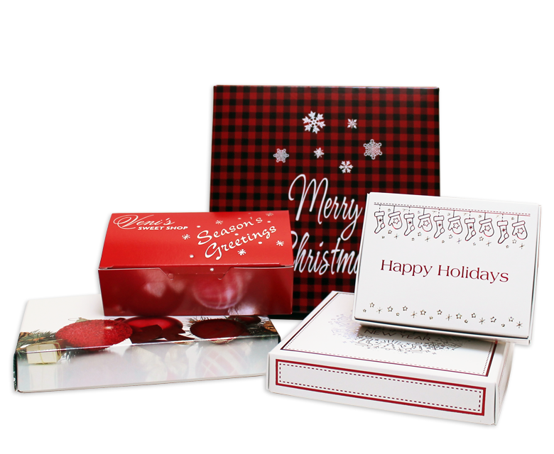 Holiday Plaid Confectionery Packaging from MOD-PAC