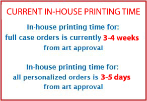 Inhouse Printing Time